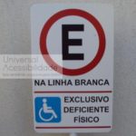 placa para vagas