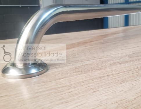 barra de apoio fixa inox