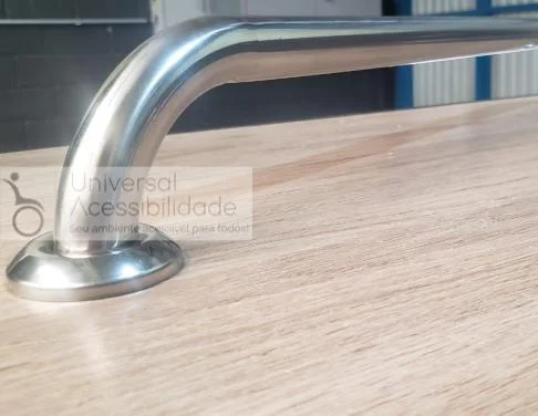 barra de apoio fixa inox