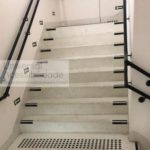 corrimão acessível preto