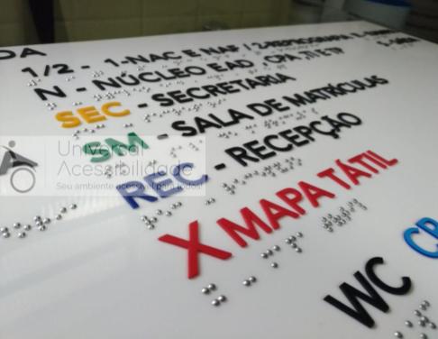 mapa tátil faculdade