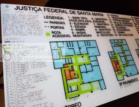 mapa tátil justiça