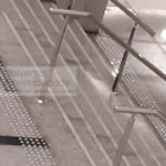 piso direcional em inox para escadas instituto pele
