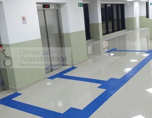 piso tátil hospital central de barueri