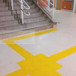 piso tátil PVC Placa