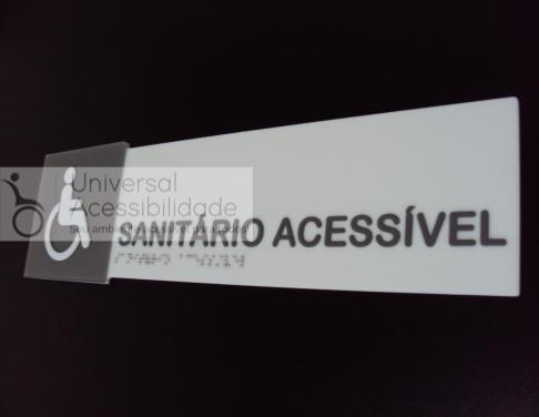 placa braile banheiro