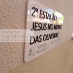 placa braile jesus