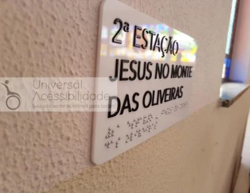 placa braile jesus