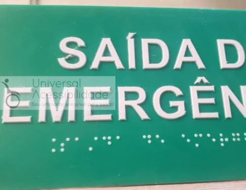 placa braile saída