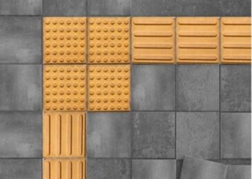 Piso tátil de concreto 25×25: características e benefícios